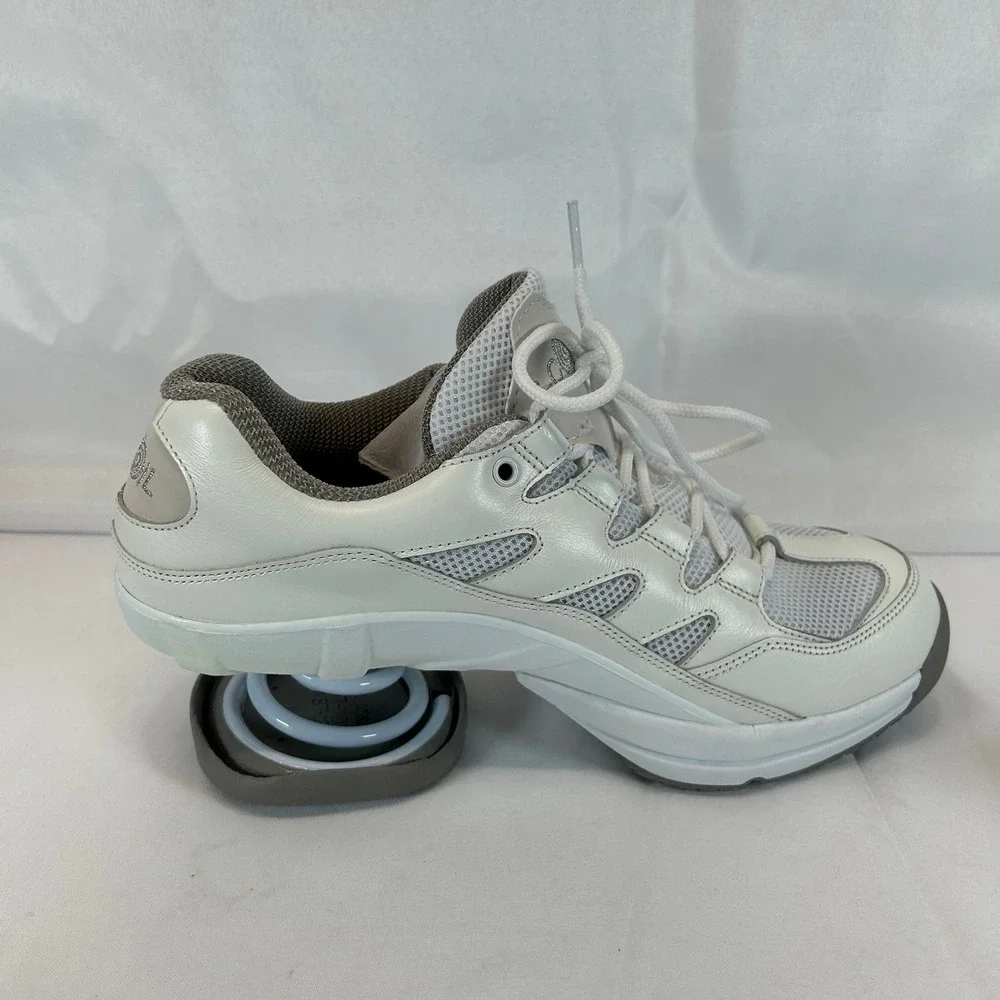 Z-Coil Freedom Classic-SR White Grey Spring Orthopedic Shoes Womens 10